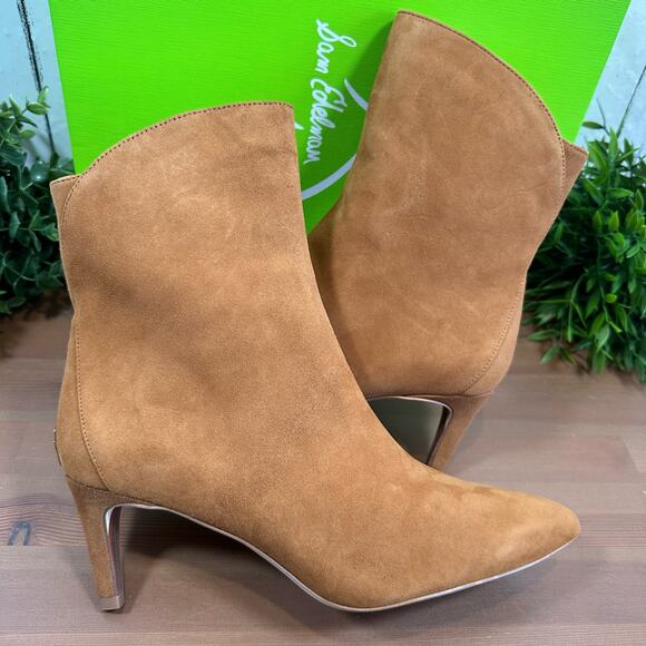 Sam Edelman Tan Heeled Boots - Picture 4 of 10